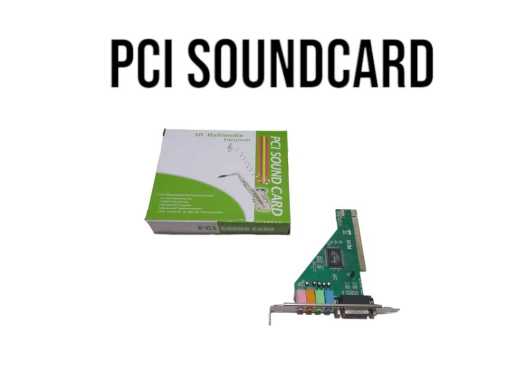 PCI Soundcard JST chipset 8738