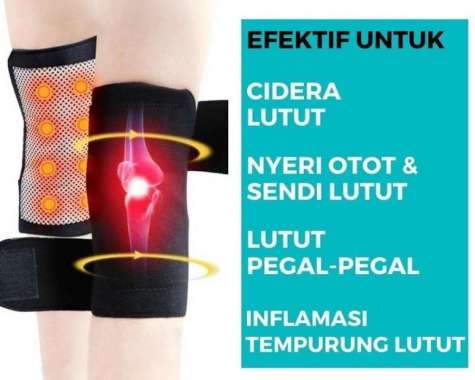 256 magnet terapi sendi lutut sepasang / terapi lutut kiri dan kanan