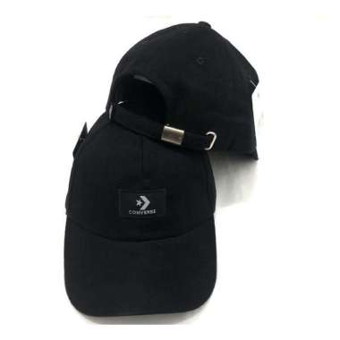 topi pria distro Topi premiun polocaps topi distro Lebel converse hitam