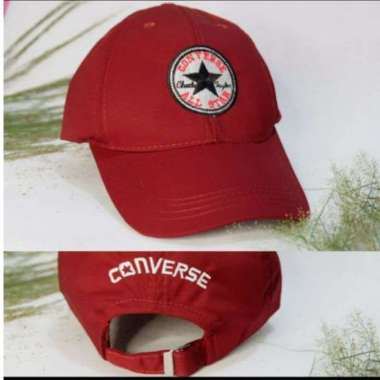 Topi baseball coverse distro pria wanita Merah