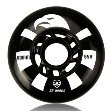 Roda Sepatu Roda Inline Skate RX wings Hitam 80mm isi 4