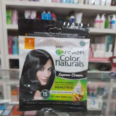 Garnier semir sacet / pewarna rambut garnier sachet , garnier ash blonde ready Black
