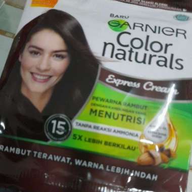 Garnier semir sacet / pewarna rambut garnier sachet , garnier ash blonde ready Coklat