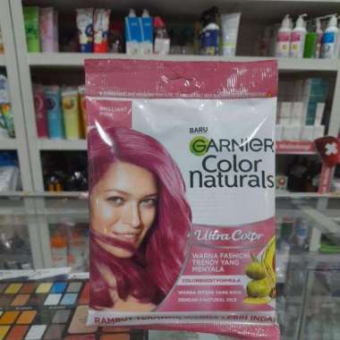 Garnier semir sacet / pewarna rambut garnier sachet , garnier ash blonde ready Brilliant Pink