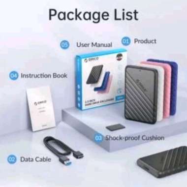 Orico Hard Drive Enclosure Usb 3.0 25PW1-U3 Casing Hardisk Orico