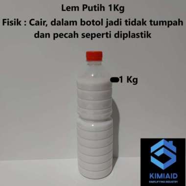 lem putih 1kg - lem putih rajawali lem putih kertas pvac sepatu Multicolor