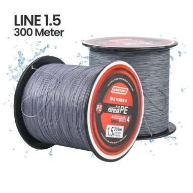 Senar Tali Benang Pancing PE Braided Thick Line 300M Line Number 1.5#