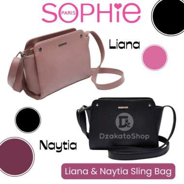 Tas Selempang Wanita Sophie Martin Paris Liana Dusty Pink Naytia Hitam Kecil I Promo Terbaru 2023 Cu