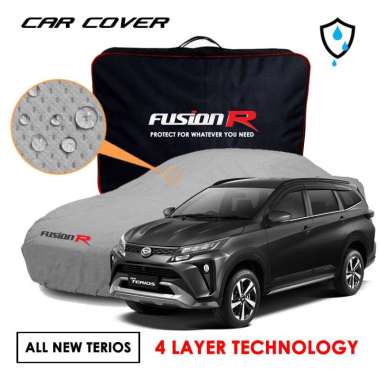 Body Cover Sarung Mobil RUSH TERIOS 2023 Fusion R Waterproof 4 Layer