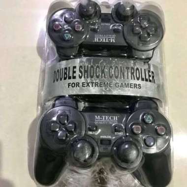Gamepad M-tech Double Hitam