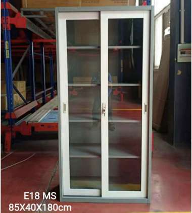 Importa filling cabinet lemari kaca plat besi lemari besi arsip dokumen Pintu Sliding