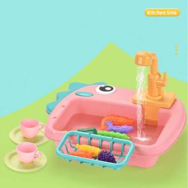 mainan anak wastafel cuci tangan / mainan washing sink washbasin Multicolor