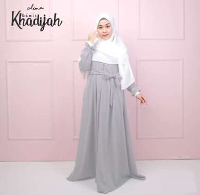 Gamis Syari Wolfis Premium Renda Busui Friendly Khadijah by Alima Multicolor
