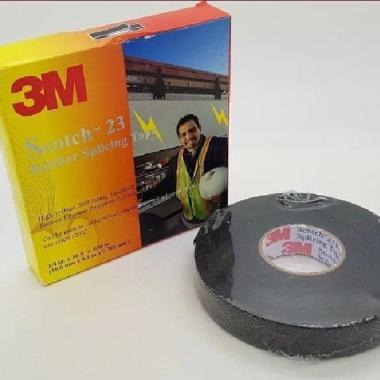 isolasi 3m scotch 23 - rubber tape scotch23 3 m - splicing tape 3m Multicolor
