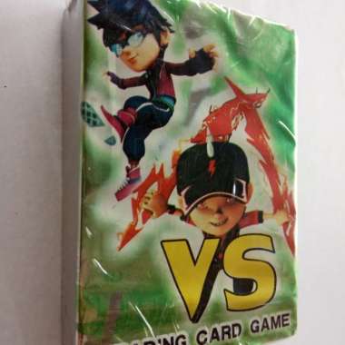 kartu boboiboy versus pack hologram 54 kartu Multicolor