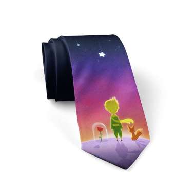 JAPANESE ANIME BOY TIE - DASI MANUAL dasi korea dasi anime dasi cosplay PURPLE FOX ROSE