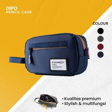kotak pensil tempat wadah alat tulis sekolah atk dusgrip pensil kain Multicolor