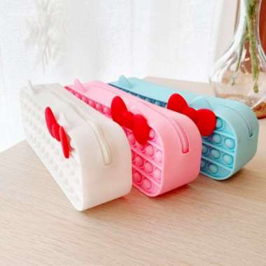 mainan pop it pencil case hk/kotak pensil pop it/ Multicolor