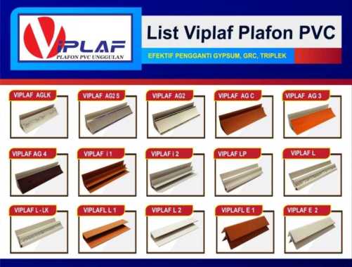 LIS PROFIL PLAFON MOTIF PVC/ PLAFON VPC ATAP Kecil
