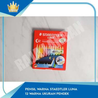 Pensil Warna Staedtler Luna 12 Warna Ukuran Pendek