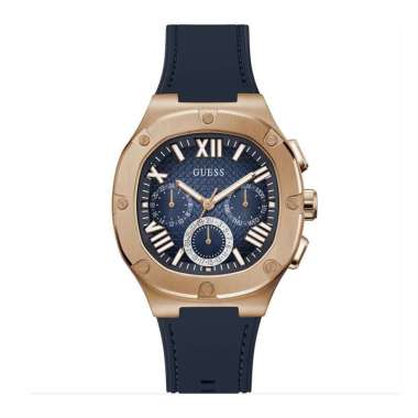 GUESS GW0571G2 ROSEGOLD BLUE RUBBER