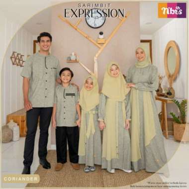 baju sarimbit lebaran keluarga lengan pendek 2022 nibras expression Varian Based Information Semua U