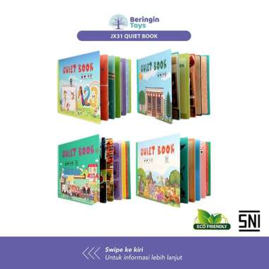 mainan edukasi - quiet book / busy book / mainan montessori