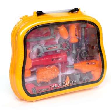 mainan anak ez tool box tools set mainan edukasi anak tools koper mika