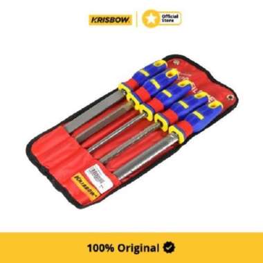 Krisbow File Set Set Kikir 20 Cm 5 Pcs Lrfis5