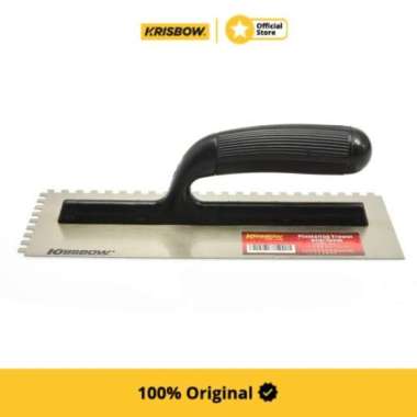 Krisbow Plastering Trowel Roskam Gerigi Untuk Lantai