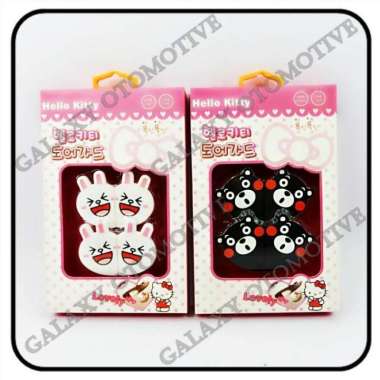 Door Guard / Pelindung Pintu Mobil Karakter Line - merah