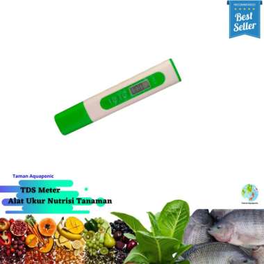 tds meter hidroponik alat ukur nutrisi tanaman Multicolor