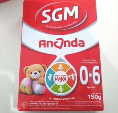 Promo Harga SGM Ananda 1 Formula Bayi 0-6 Bulan 150 gr - Blibli