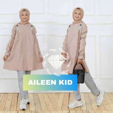 Islami Set Aileen Baju Setelan Celana + Tunik Muslim Anak Perempuan Multicolor