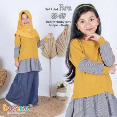Murah!! Setelan Kulot Fara SB 35 by Cutetrik Multicolor