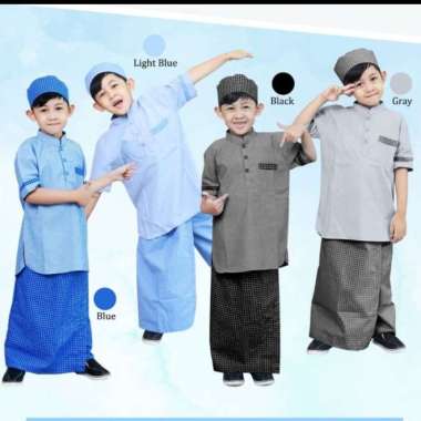 Sarung Koko Peci Anak Series Gibran - Sanaya Kids Multicolor