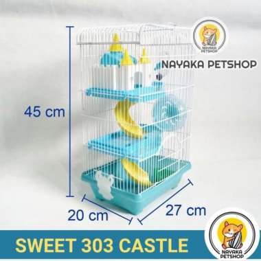 Sweet 303 Castle Kandang Hamster Besar Murah Tingkat 3 Lantai Varian Based Information