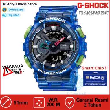 Casio G-SHOCK GA-110JT-2ADR Jam Tangan Pria GSHOCK GA110 GA-110JT-2A GA110JT BIRU
