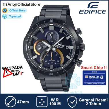 Casio EDIFICE EFR-571DC-2AVUDF Jam Tangan Pria Analog Stainless Black EFR-571DC-2A