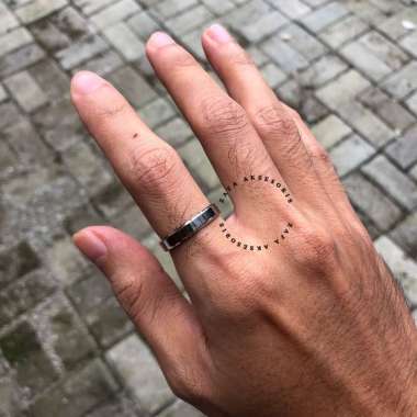 Zafa Cincin Titanium Pria Wanita 6mm 4mm Anti Karat - Smooth 6 Silver 4mm