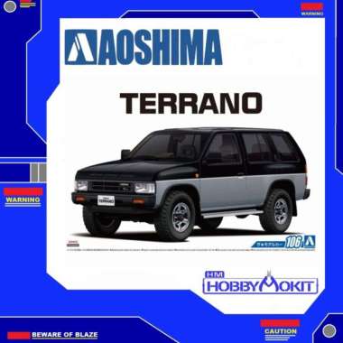 AOSHIMA 1/24 NISSAN D21 TERRANO V6-3000 R3M '91