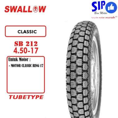 Ban Swallow sb-212 450 ring 17 untuk motor kawasaki w175 XSR dll