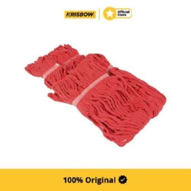 krisbow refill kain pel katun microfiber - merah