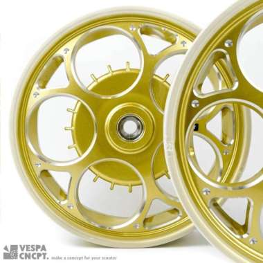 Velg Luigy Rep Marus Gold For Vespa Sprint/Primavera/Lx/S Multicolor