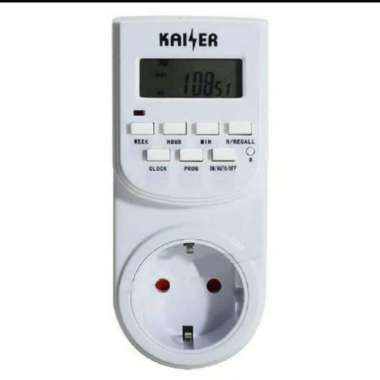 Stop Kontak Timer Listrik Digital + Stop Kontak / Pengatur Multicolor