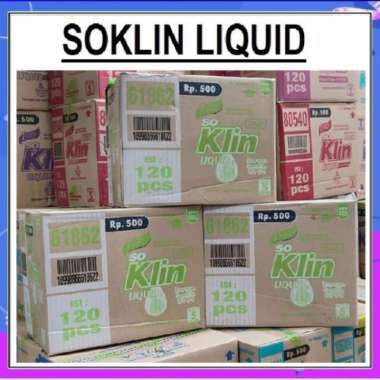 So Klin / Soklin Liquid Cair Sachet 1Dus / Karton All Varian (500) Multicolor