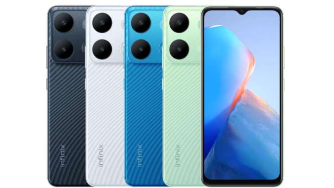 Infinix Smart 7 Ram 3GB Rom 64GB hitam