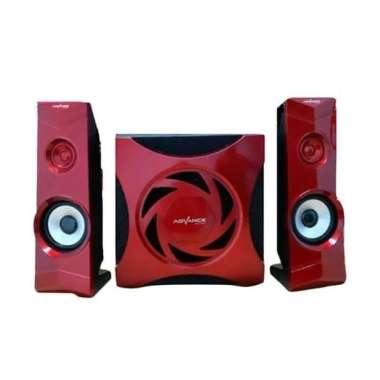 Speaker Audio Advance M690 BT Bluetooth M690BT SUBWOOFER SYSTEM FM Merah