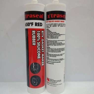 Xtraseal red rubber gasket RTV xtraseal red sealant tabung XTRASEAL RED RTV SILICONE