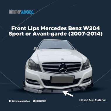 Front Lips Bumper Mecredes Benz W204 Avant Garde